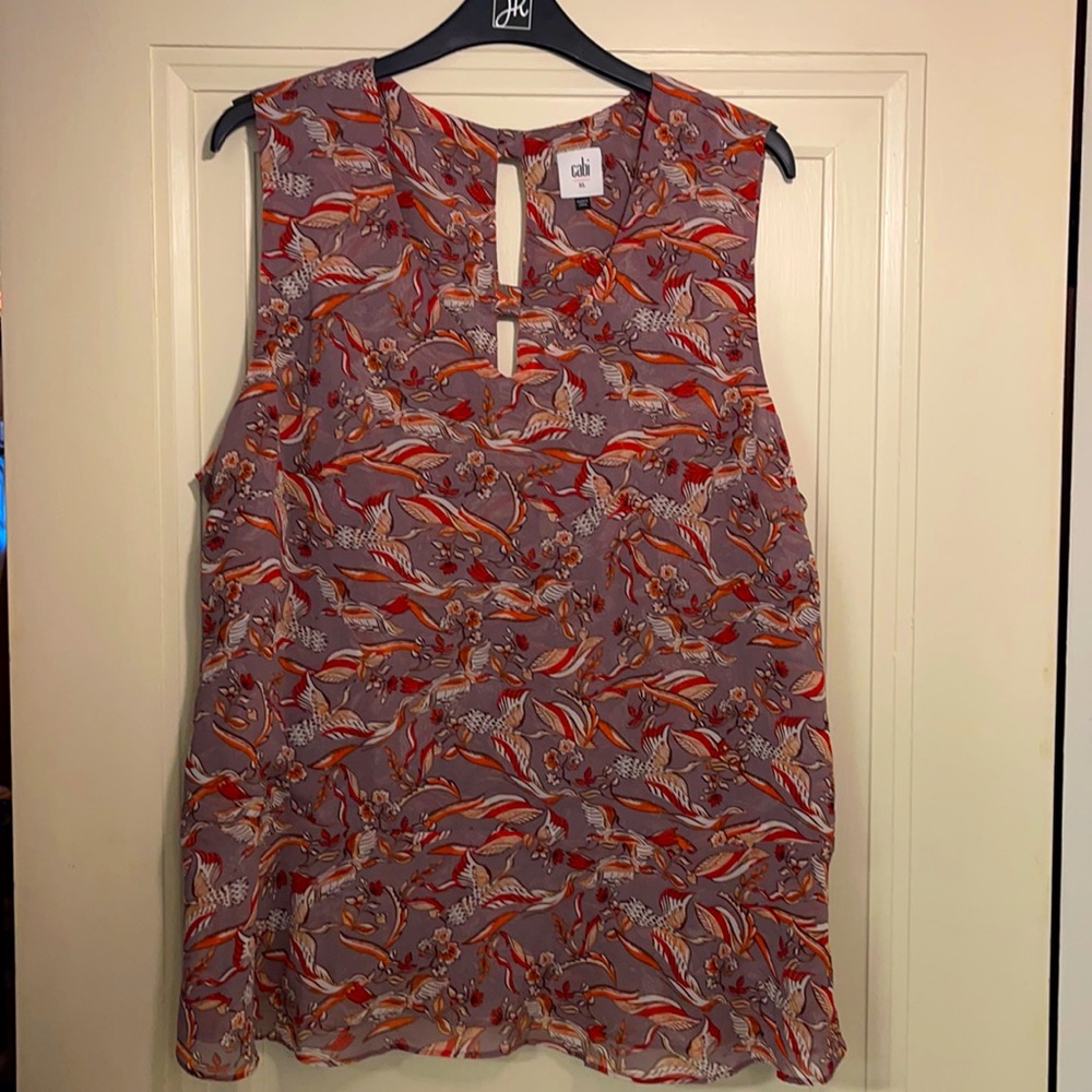 CAbi Good Luck Blouse Size XL